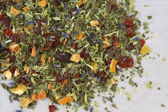 Lemon Balm with Rose Hips, Orange Peel, Lavender & Oatstraw