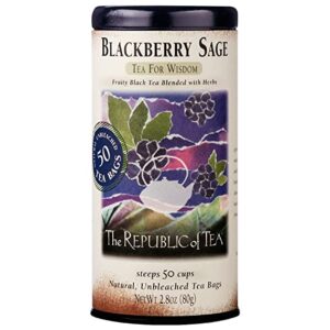 sage tea with blackberry