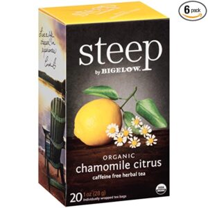 steep by Bigelow Organic Chamomile Citrus Herbal Tea