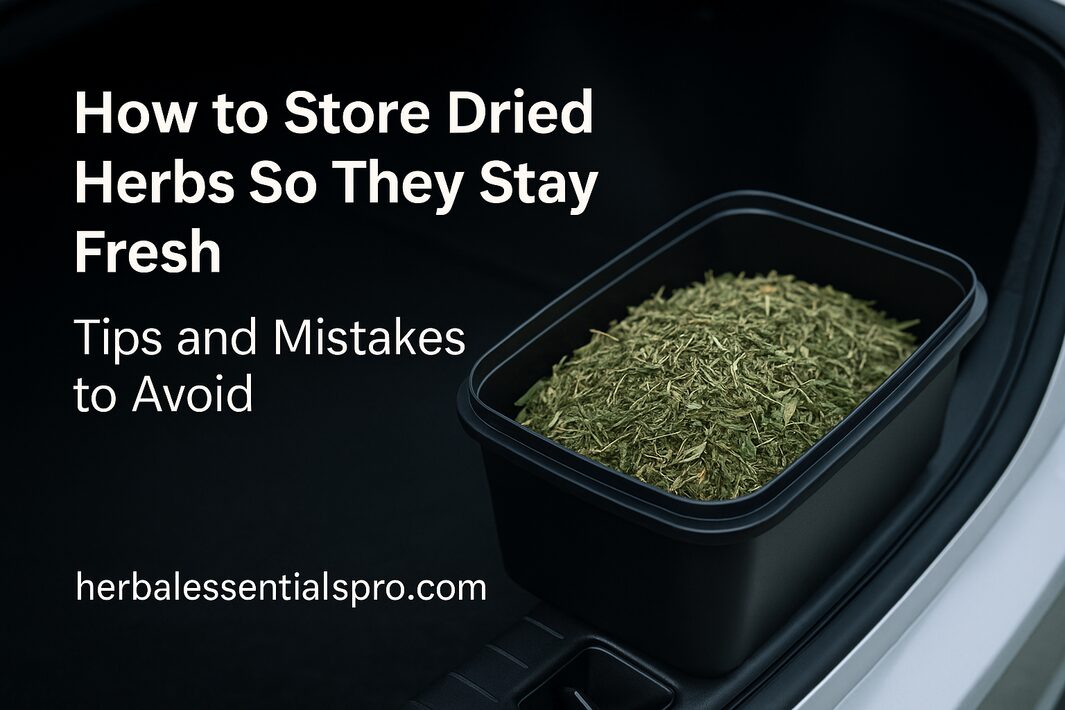 How to Store Dried Herbs So They Stay Fresh: Tips and Mistakes to Avoid